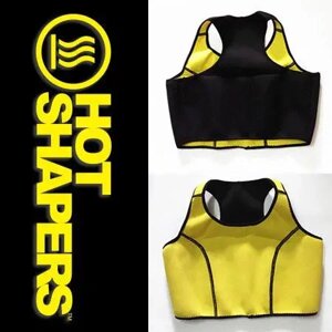 Топ для схуднення HOT SHAPERS VEST, Спортивний топ, Топік з ефект сауни жіночий для спорту та фітнесу, бігу