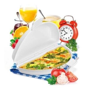 Омлетница яєчня для мікрохвильовки Egg and Omelet Wave, форма для приготування омлету