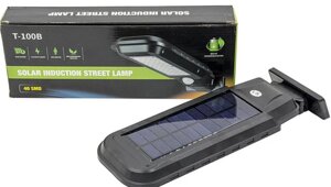 Лампа вулична Solar Motion T-100B, Ліхтар з датчиком руху, світильник Вуличний led