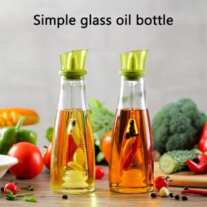 Скляний дозатор оливи Simple Glass Oil Bottle, Скляна пляшка для олії