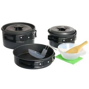 Набір посуду похідний Cooking Set SY-300, Туристичний посуд, Посуд для кемпінгу