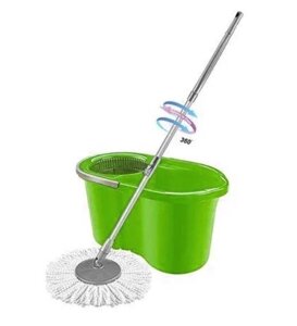 Турбо Швабра з Відром Spin MOP 360 КАВОВИЙ, Швабра з віджимом і відром