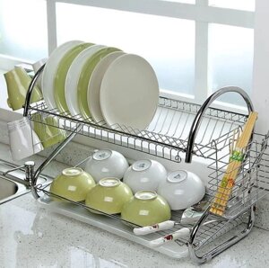 Стійка для зберігання посуду kitchen storage rack, Сушарка для посуду