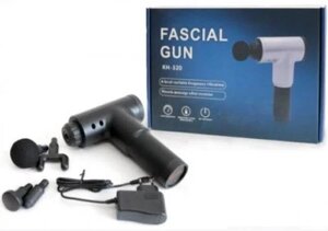 Масажер Fascial Gun KH-320, Портативний ручний масажер-пістолет для тіла