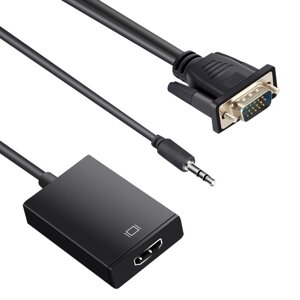 Адаптер VGA/HDMI (HD HDTV) (аудіо) GOOD, Мультимедійний перехідник