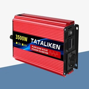 Інвертор напруги чиста синусоїда з 12V на 220 V 3500 W, Підвищувальний перетворювач, Інвертор для котла