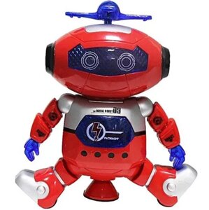 Танцюючий робот Dancing Robot ЧЕРВОНИЙ STURN SPIN, Іграшка інтерактивний робот