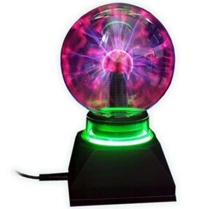 Плазмовий куля з блискавками нічник світильник Plasma Magic Light Flash BIG Ball 5 дюймів, Настільна лампа