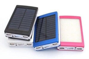 Power Bank 36000 mAh з сонячною батареєю Camping lamp, Повербанк, Зовнішній акумулятор, Портативна зарядка