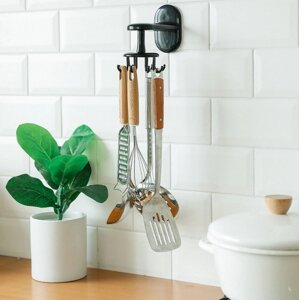 Вішалка для кухні Kitchen Hooks ⁇ Органайзер для кухонного приладдя ⁇ Гачки для кухонного начиння