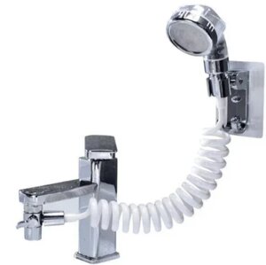 Душова система на умивальник Modified Faucet With external Shower, Душова насадка на кран