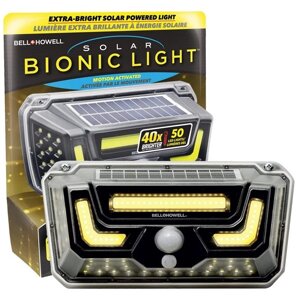 Вуличний настінний ліхтар із датчиком руху Bionic Light, Зовнішній ліхтар на сонячних батареях