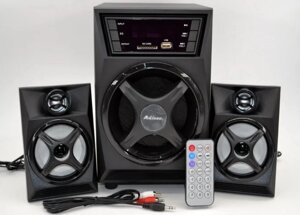 Акустична система 2.1 з сабвуфером USBFM-F32DC-DT USB/SD/FM/Bluetooth, Домашня акустика