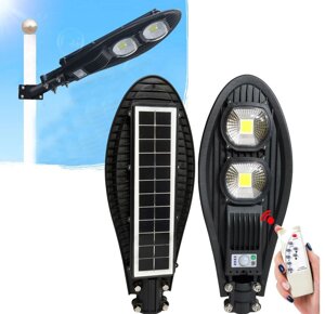 Вуличний ліхтар на стовп Solar Street Light 220W COB with remote (пульт), Ліхтар на сонячній батареї