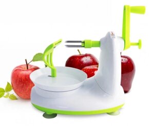 Автоматична машинка для чищення і нарізки яблук Apple Peeler, Яблокочистка, Яблокорезка