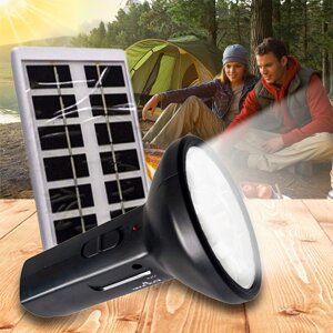 Ліхтар Solar flashlight CL-058 , Світлодіодний ліхтарик на сонячній батареї , Підвісний ліхтарик для кемпінгу