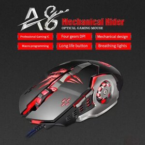 Мишка Геймерська Дротова Оптична з підсвічуванням Gaming Mouse IMICE A8, Ігрова Миша з Високим DPI