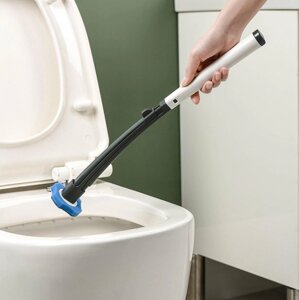 Універсальна щітка для прибирання ванної зі змінними насадками MTS clip type removable toilet brush