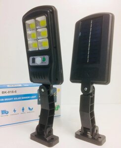 Вуличний ліхтар Solar light BL BK 818-6 COB, Світлодіодний ліхтар, Настінний ліхтар