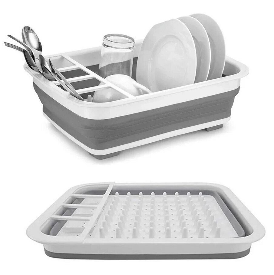 Піддон для посуду та кухонних приладів multi-functional folding Bowl tray, Кухонні сушарка для посуду від компанії Show Market - фото 1