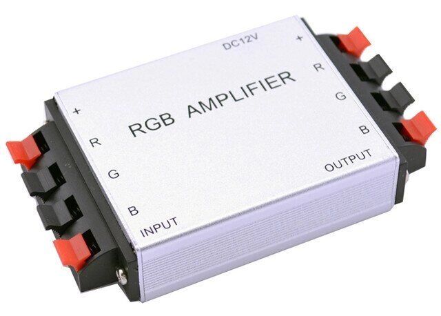 Підсилювач потужності напруги RGB AMPLIFIER XM-01 DC 12V від компанії Show Market - фото 1