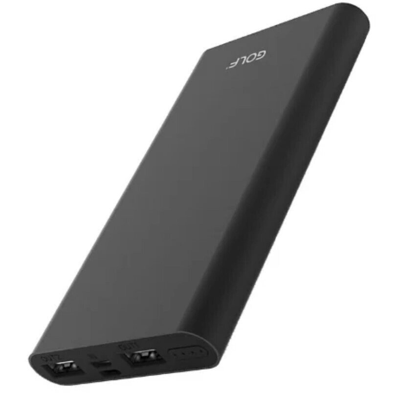 Power bank 10000 mAh GOLF Edge 10, Повербанк, Зовнішній акумулятор, Портативна зарядка від компанії Show Market - фото 1