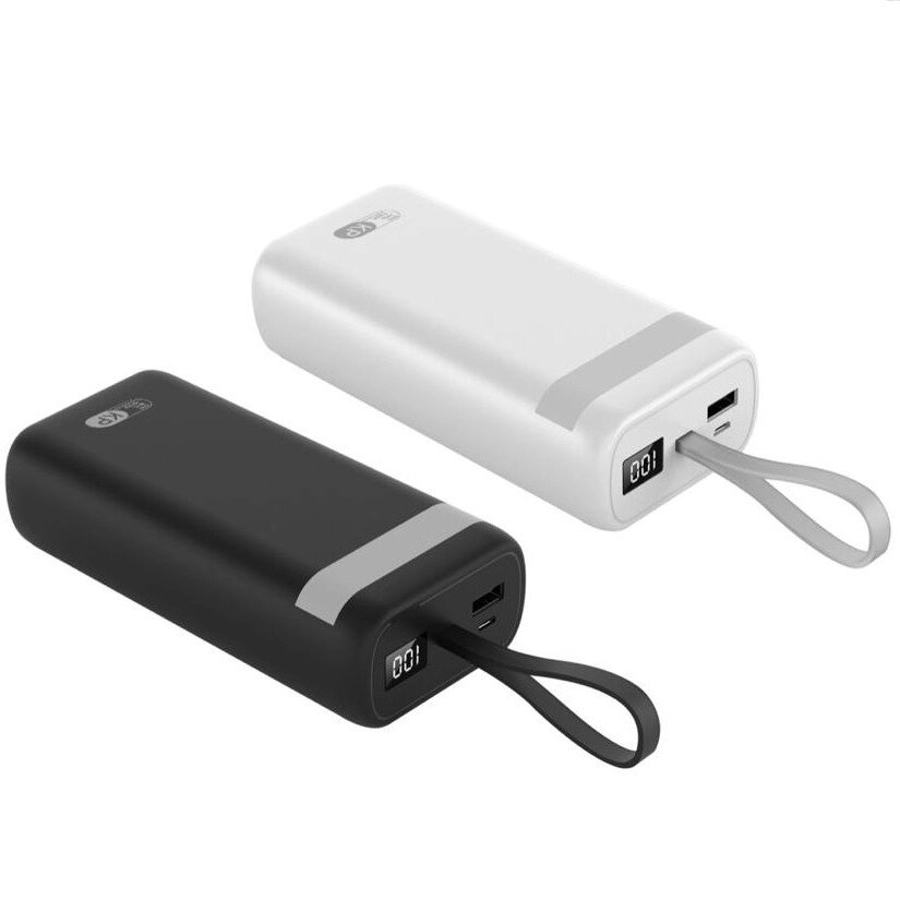 Power Bank KP-30 30000 mAh  ⁇  Повербанк із набором зарядних кабелів  ⁇  Портативна зарядка для телефона від компанії Show Market - фото 1