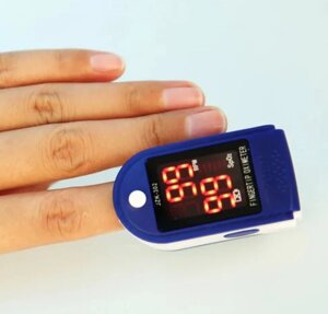 Пульсоксиметр Fingertip Pulse Oximeter LK87, Пульсометр оксиметром на палець, Бездротовий вимірювач пульсу