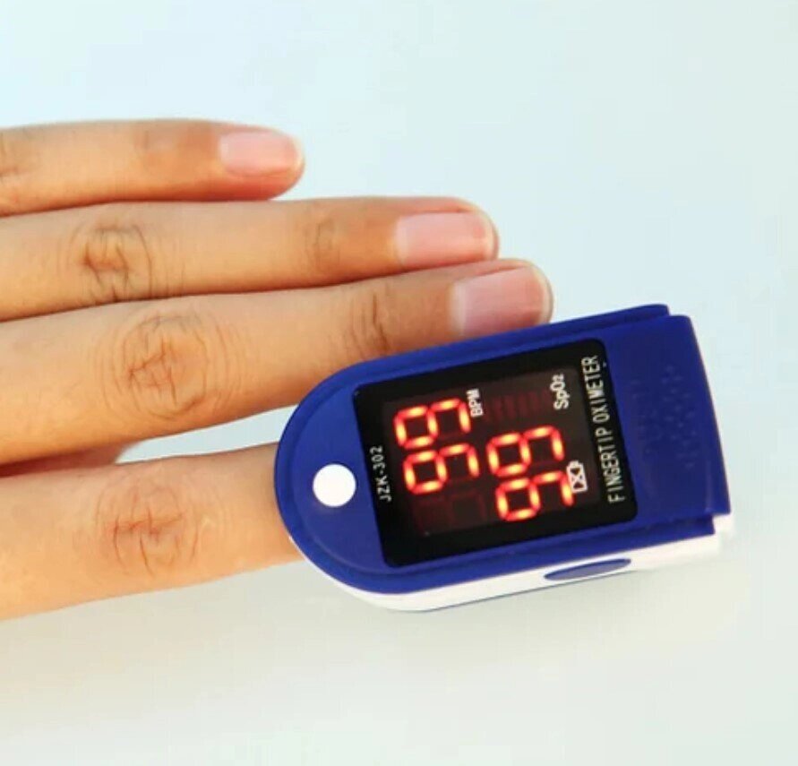 Пульсоксиметр Fingertip Pulse Oximeter LK87, Пульсометр оксиметром на палець, Бездротовий вимірювач пульсу від компанії Show Market - фото 1