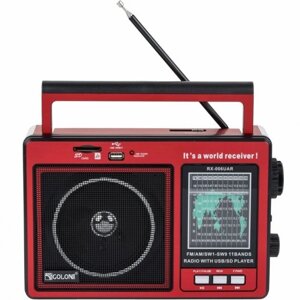 Радіоприймач GOLON RX-006 | ФМ приймач із флешкою | Портативна колонка | Переносне радіо