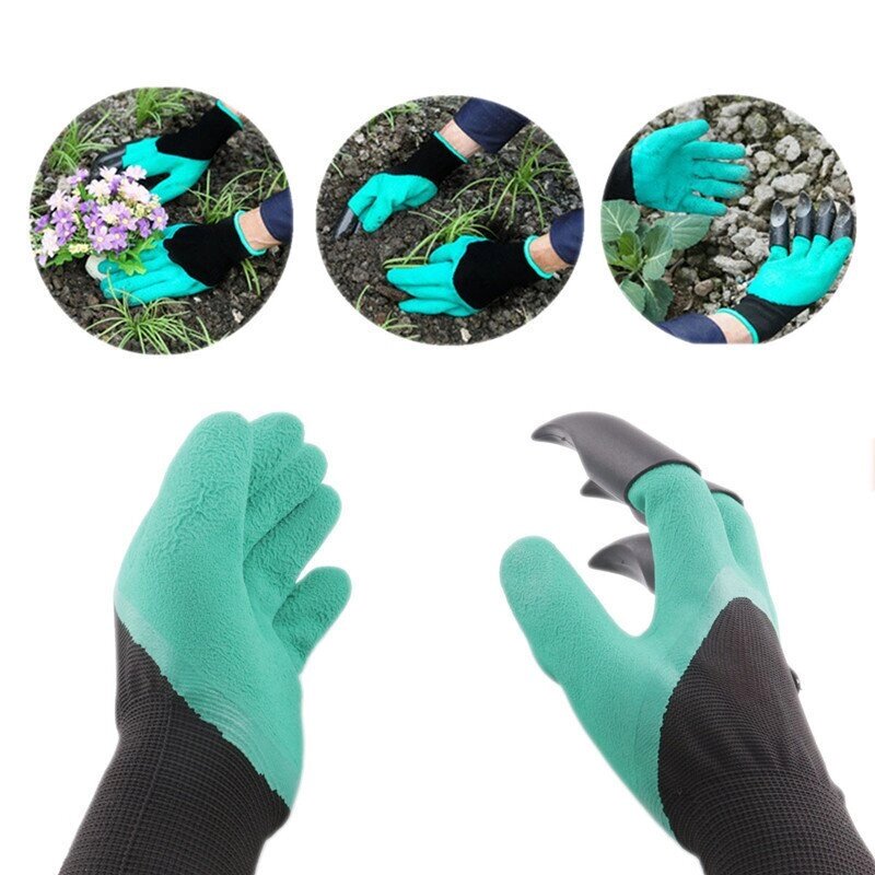 Рукавички з кігтями для саду і городу Garden Genie Gloves від компанії Show Market - фото 1