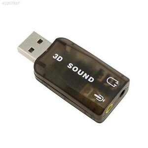 Sound audiocontroller \ Звукова карта USB 3D sound 5.1, Зовнішній звуковий адаптер для ПК