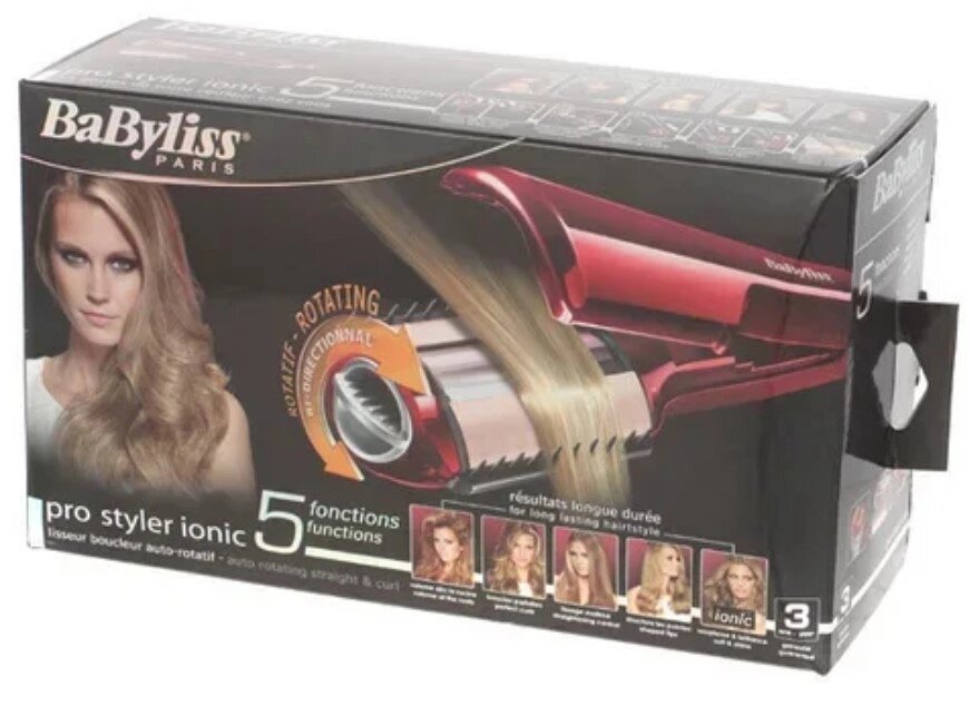 Стайлер для волосся BaByliss Pro 5 функцій, Прасочку для волосся, Плойка Бебилис від компанії Show Market - фото 1