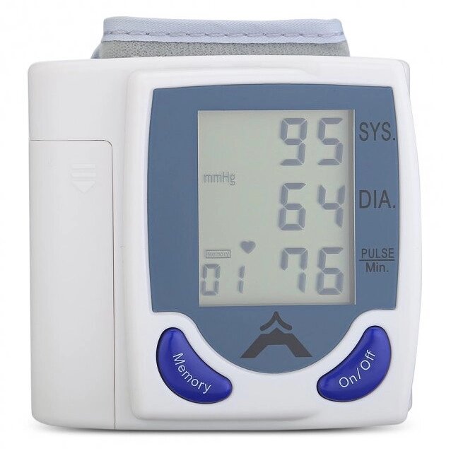 Тонометр Blood Pressure Monitor  ⁇  Вимірювач тиску на руку  ⁇  Електронний тонометр на зап'ястку від компанії Show Market - фото 1