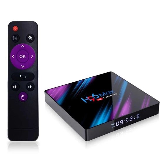 ТВ бокс приставка TV BOX H96 MAX (RK3318 4/32 Android 9.0), Медіаплеєр смарт приставка від компанії Show Market - фото 1