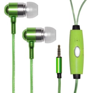 Універсальні навушники, що світяться в темряві Light Earphone з мікрофоном