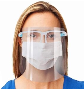 Захисний екран для обличчя FACE SHIELD Glasses | захисна Маска для обличчя | Лицьовій щиток