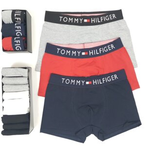 Набір шкарпеток та трусів 3шт 9 пар Tommy Hilfiger. Набір чоловічих трусів боксерів і шкарпеток Томмі Хілфігер