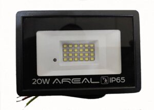 Світлодіодний прожектор AREAL 20W PRS-20 , sensor, 6200к 220V IP65