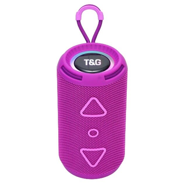 Bluetooth колонка портативна TG656 FM-радіо. Колір: фіолетовий від компанії Магазин електрики промислових товарів та інструментів - фото 1