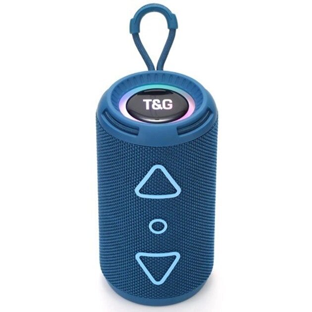Bluetooth колонка портативна TG656 FM-радіо. Колір: синій від компанії Магазин електрики промислових товарів та інструментів - фото 1