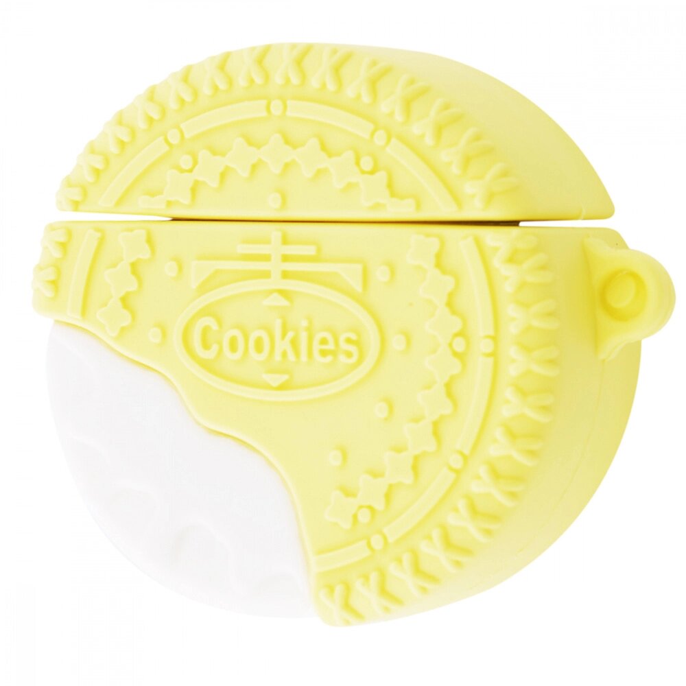 Чохол для AirPods печиво жовте від компанії Магазин електрики промислових товарів та інструментів - фото 1