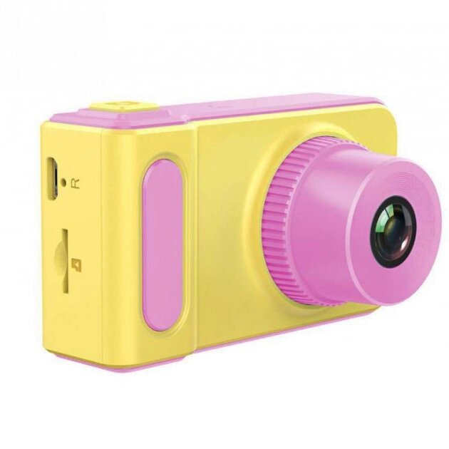 Дитячий цифровий фотоапарат Smart Kids Camera V7 baby T1. Колір рожевий від компанії Магазин електрики промислових товарів та інструментів - фото 1