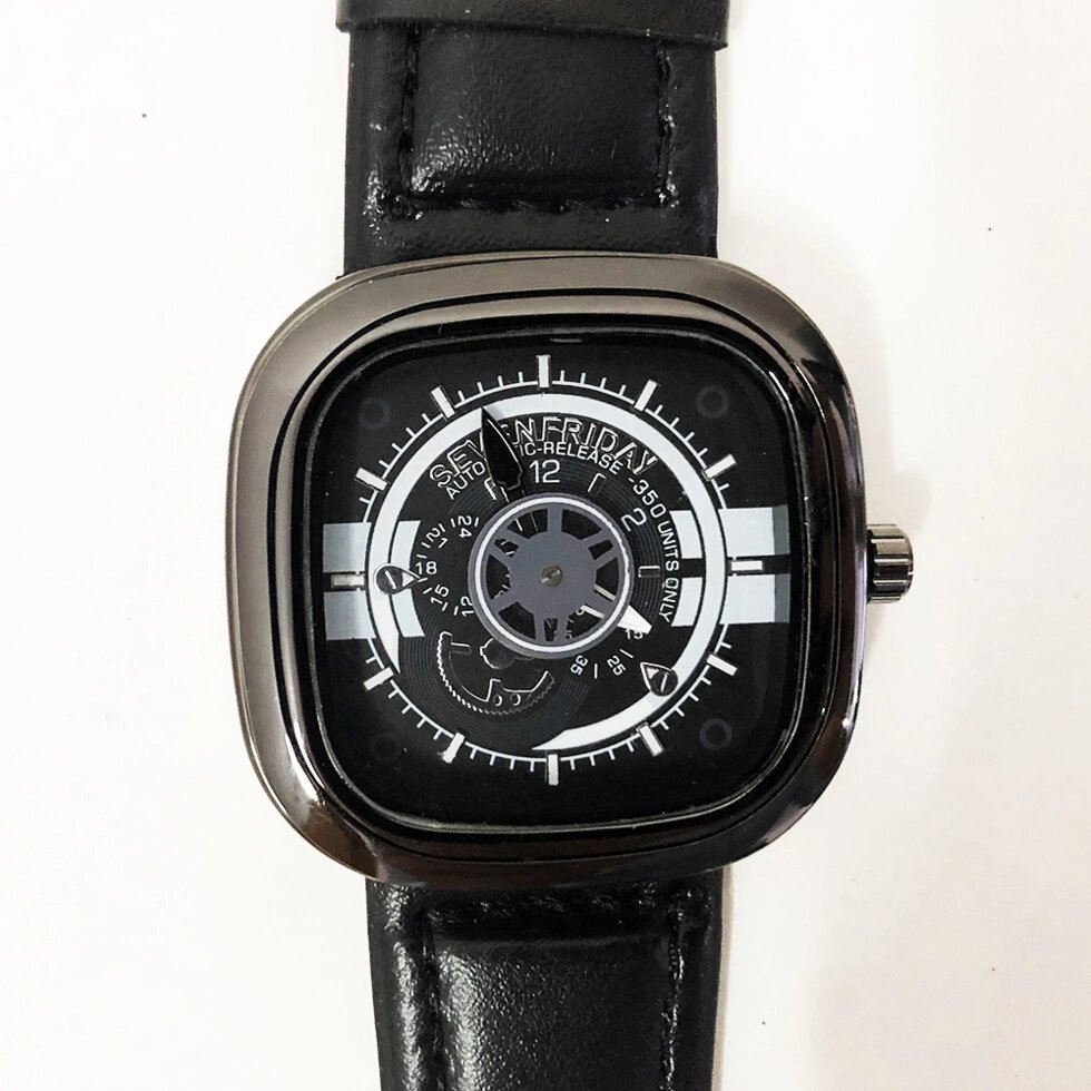 Годинник наручний SevenFriday. Колір чорний від компанії Магазин електрики промислових товарів та інструментів - фото 1