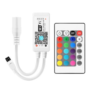 Контролер BIOM 8а wi-fi + IR кнопковий 12в RGB+W