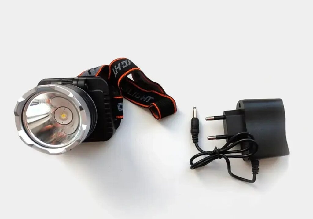 Ліхтарик налобний акумуляторний Tj-1598-7 від компанії Магазин електрики промислових товарів та інструментів - фото 1