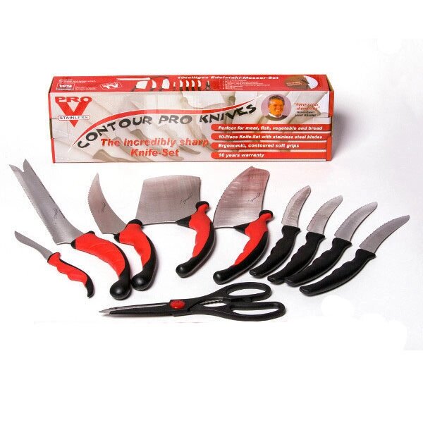 Набір кухонних ножів Contour Pro Knives 13 предметів від компанії Магазин електрики промислових товарів та інструментів - фото 1