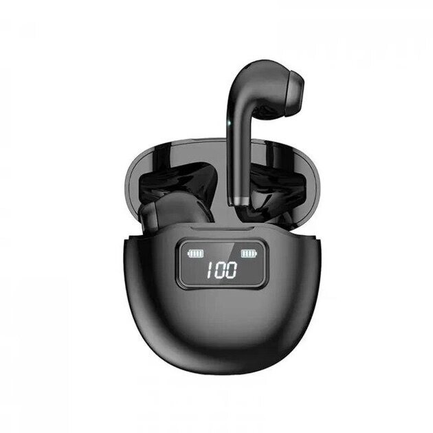 Навушники Double з кейсом та LED індикатором заряду Bluetooth Wireless Earbuds Z32. Колір: чорний від компанії Магазин електрики промислових товарів та інструментів - фото 1