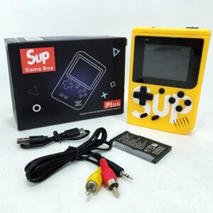 Ігрова консоль Sup Game Box 500 ігор, ігрові приставки до телевізора. Колір: жовтий