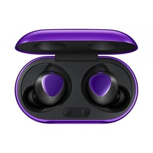 Бездротові навушники, блютуз навушники Samsung Buds + з кейсом. Колір фіолетовий